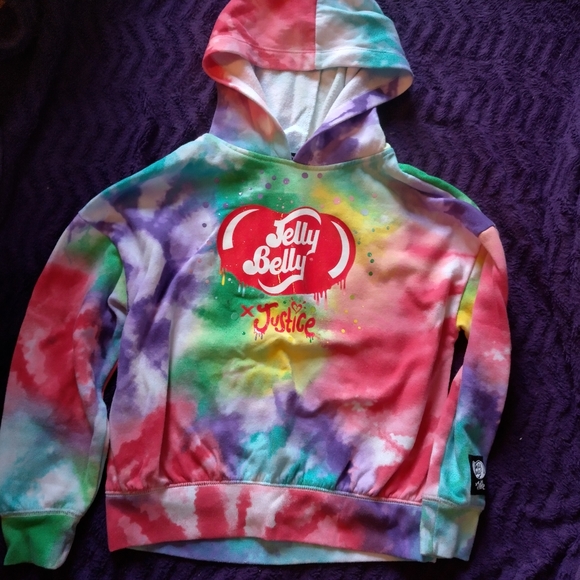 HTF - Jelly Bean Justice size 7/8 Hoodie - Picture 1 of 3